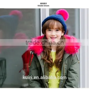 2016 Hot Sales Europe Style Real Fox Fur Collar With Duck Feather Winter Warm Overcoat thumbnail-5