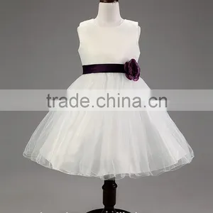 Bestdress Kids Baby Girls Toddler Princess Pageant Party Tutu Lace Bow Flower Floral Dress thumbnail-1
