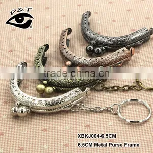 2017 New Arrival Engraving Flower Metal Purse Frames Mini Frames thumbnail-1