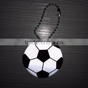 China New Design Reflective Promotion Custom Reflector Soft PVC Keychain thumbnail-3