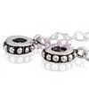 Charms European Style Beads of Safty Chains With Thick Silver Plating Beads thumbnail-1