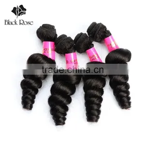 Hot!! Good Quality Malaysian Virgin Hair, Machine Made Weft, Tangle and Shedding Free Virgin Malaysian Loose Body Wave Hair thumbnail-4