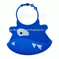 LFGB FDA Silicone Baby Bibs thumbnail-1