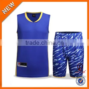 2016 100% Polyester Quick Dry Latest New Basketball Jersey Design for Man thumbnail-5