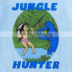 Women Short Sleeve O Neck T-Shirts With Printing,Casual Light Blue Printed T-shirt for Ladies thumbnail-3
