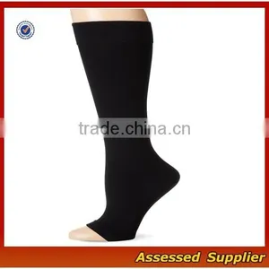 Men's Recovery Knee High Open-Toe Compression Sleeves /Graduated 15-21mmHg Support Compression Socks Nurses ---AMY11054 thumbnail-2