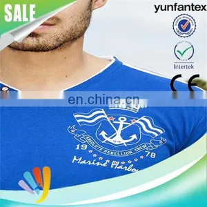 2017 Latest New Fashion Custom Emb Blue Polo Shirt thumbnail-6