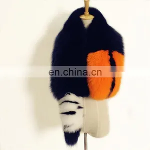 Long Style Wholesale Cheap Good Material Fox Fur Scarf 2016 Women thumbnail-2