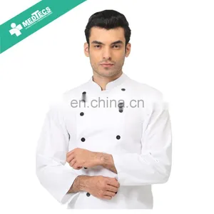 Fast Food Restaurant Uniform Designs For Men Chef Shirts White thumbnail-1