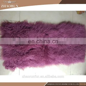 100% Real Factory Price Mongolian Lamb Fur Plate for Garment thumbnail-4