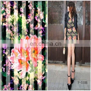 100%Printed Viscose Fabric For Dress/ Printed Rayon Fabric thumbnail-1