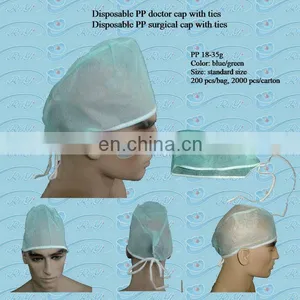 Disposable PP Head Hat for Hospital Using thumbnail-1