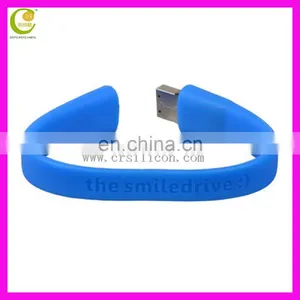 Promotional Silicone Band Rubber Wristband 2GB 4GB 8GB USB Stick Memory thumbnail-5