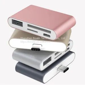 BL-U633 TYPE-C TO USB3.0+SD/TF+USB2.0 HUB 4 in 1 thumbnail-5