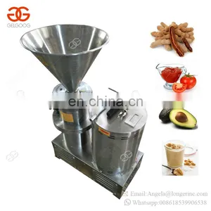 Commercial Hazelnut Paste Grinder Jam Producing Machine Pistachio Peanuts Butter Vertical Colloid Mill thumbnail-3