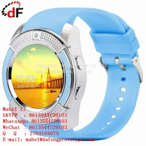 Plastic Case Watch Cartoon Children Watch Boy Printed Silicon Tape Telephone Watch Customization thumbnail-5