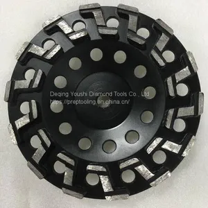 5in/125mm Diamond Turbo Row Grinding Cup Wheel for Concrete Masonry Granite Marble thumbnail-1