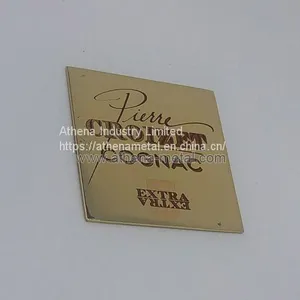 Square Metal Lables OEM Metal Label Metal Gifts and Crafts thumbnail-1