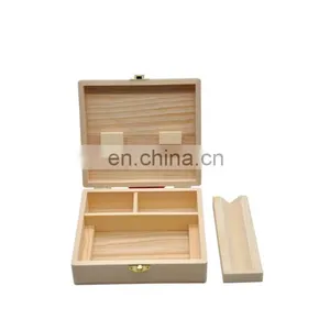 HQP-XJ18 HongQiang Custom Wooden Cigar Humidor Gift Box Cigarette Case thumbnail-6