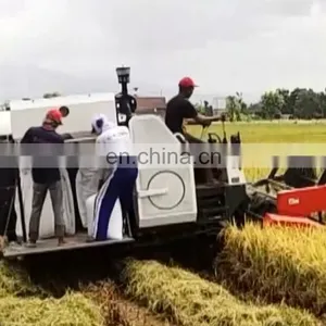 4LZ-4.5 Machinery Paddy Field Use Full Feeding Rice Harvester Combine Harvest Machine thumbnail-1
