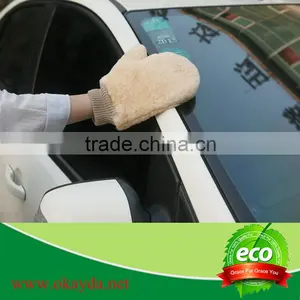 Protect Hand Warmly Sheepskin Car Wash Gloves Made in China thumbnail-2