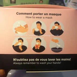 Multiple Colors Protective Face Mask Effective Resistance to Droplets thumbnail-4