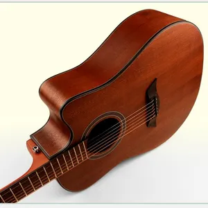 Custom Wood Acoustic Guitar OEM Manufacturer 41 Inch Plywood Guitar Factory Made for Sale thumbnail-3