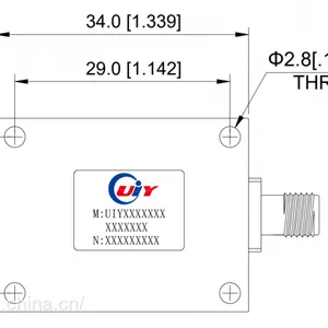 Communication Equipment 5.5-16GHz RF High Pass Filter thumbnail-5