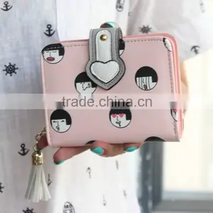 Luxury Fashional and Elegant Women Use Lady Cash Wallet Purse Billetera Cartera Pu Leather Para Dama Mujer thumbnail-5