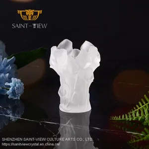 Handmade Crystal Mini Callalily Bakhoor Incense Burner Baby Shower Giveaways Gifts thumbnail-1