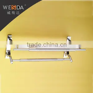 WESDA Swing Bathroom Rack Hang Towel Rack and Shelf With Hook thumbnail-1