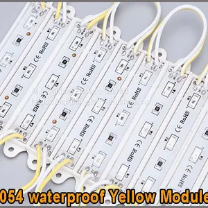 12V LED Advertising Texsign Module SMD 5054 3-chips LED Module for Lettere Signage Yellow Color CE ROHS thumbnail-2