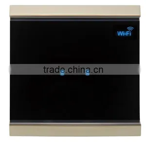 LED Backlight Smart Touch WiFi Remote Controlled Light Switch With Android & IOS APP for Instant and Timing Switch ON/OFF thumbnail-2