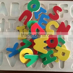 2015 Popular Letters Puzzle Games for Little Child Natural Wood Educational Puzzle thumbnail-3