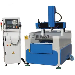 Small CNC Machine For Metal Engraving Aluminum Iron Cooper CNC 6060 Half Cover Metal Sheet Milling Machine thumbnail-1