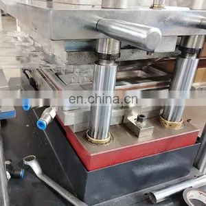 PCL450 Clear Plastic PET 6 Wax Candle Melt Clamshell Candle Trays Forming Machine thumbnail-2