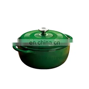 Big Custom Japanese Style Manufacturers Soup Camping Accessories Color Cast Iron Pot Set thumbnail-5