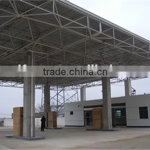Anti-rust Prefabricated Steel Structure Gas Station Space Frame thumbnail-6