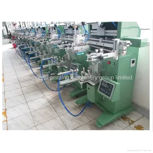 Φ125MM Cylinder Semi Automatic Screen Printer Silk Screen Printing thumbnail-5