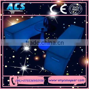 ACS Hot Sale Waterproof Outdoor Patio Plastic Beer Garden Treasures Round Illuminated Lighting Golw Light up Led Bar Furniture thumbnail-6