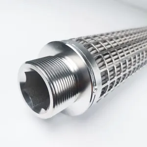 External Thread Stainless Steel Sintered Felt Polyester Melt Filter Element RT-045 thumbnail-2