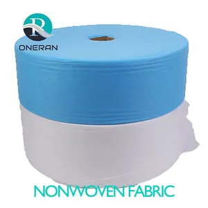 13gsm Whitening and Softening SMMS Water Repellent Non-woven Fabric Leak Proof and Edge Blocking SSSS Nonwoven Fabric for Baby Diaper Raw Mateial thumbnail-2