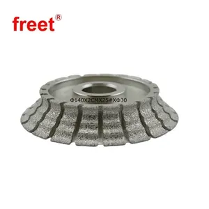 140mm/30mm Vacuum Brazed Diamond Profiling Grinding Wheel Granite Edge Shaping Polishing Tools thumbnail-3