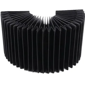 Manufacturer Supply PVC Fabric CNC Machine Accordion Dust Cover Nylon Bellows thumbnail-3