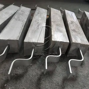 21.5kg High-temperature-resistant Aluminum Sacrificial Anode, Single Iron Leg Welded Aluminum Alloy Sacrificial Anode for Liquid Tanks thumbnail-3