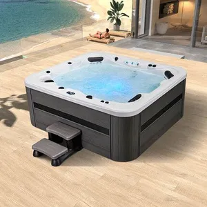 Vortex Massage Home Acrylic Bathtub Constant Temperature Heating Intelligent Control Independent Type thumbnail-1