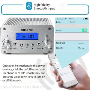 Liannuo Electronic Technology Nio-t15b 15w fm Transmitter With Bluetooth Audio Connection and High-fidelity Stereo Sound thumbnail-1