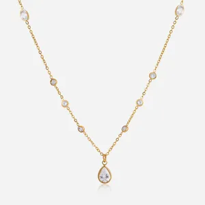 HonHo Factory Direct 316L Hypoallergenic Stainless Steel Necklace Charm Non-Tarnish thumbnail-2