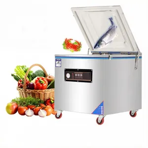 Commercial Automatic Vacuum Sealing Machine for Wet and Dry Foods Chicken Duck Vegetables Meat Pork Packaging Machine thumbnail-2