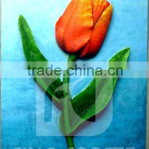 Polyresin Flower Wall Decoration Plaque thumbnail-1